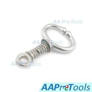 AAProTools Stainless Steel Bull Cow Cattle Nose Ring Husbandry Accessory(Spring-Type)