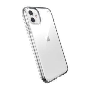 speck products presidio stay clear iphone 11 case, clear/clear