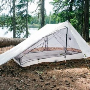 Six Moon Designs Ultralight Gray Haven Tarp and Haven NetTent Bundle - Includes, 2 Person, 18 oz. Haven Tarp and 16 oz. 2 Person Haven NetTent