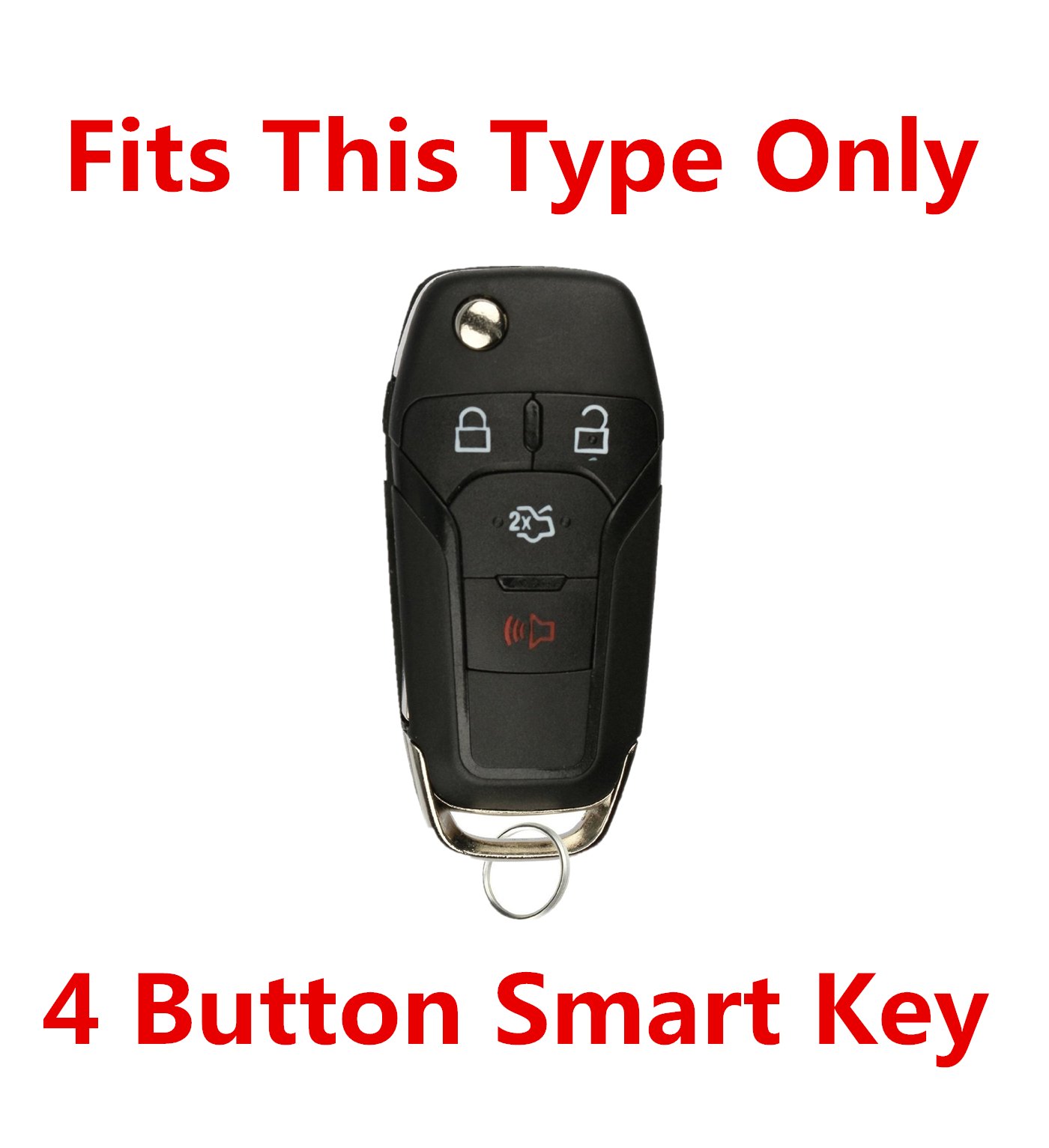 Ford Fusion Key Fob Cover：Key Shell Fit for Ford Fusion Keyless Remote Case Replacement 2013 2014 2015 2016 | | n5fa08taa 164r7986