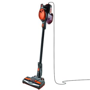 shark rocket hv302 ultra-light corded bagless vacuum for carpet and hard floor cleaning with swivel steering, orange (renewed)