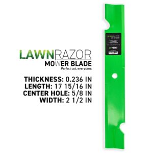 8TEN LawnRAZOR Mower Blade Set for Scag 482878 481707 481711 Exmark 1-633482 539100341 (Medium Lift) 3 Pack