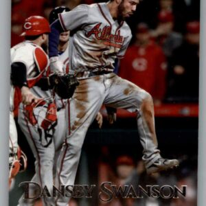 2019 Stadium Club Baseball #82 Dansby Swanson Atlanta Braves Official Topps MLB Trading Card