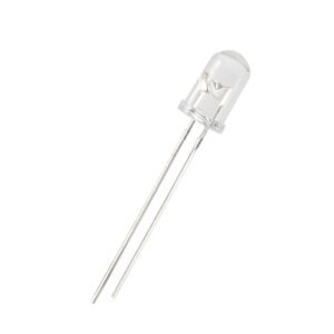 uxcell 10pcs photosensitive diode photodiodes light sensitive sensors,5mm clear round head receiver diode