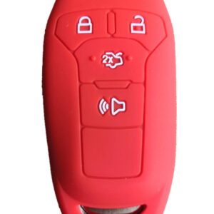 Ford Fusion Key Fob Cover：Key Shell Fit for Ford Fusion Keyless Remote Case Replacement 2013 2014 2015 2016 | |n5fa08taa 164r7986 (Red)