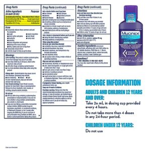 Mucinex® Nightshift® Cold & Flu Clear & Cool Liquid 6 fl. oz. Relieves Fever, Sneezing, Sore Throat, Runny Nose, Nasal Congestion, and Controls Cough with a Burst of Cooling Menthol