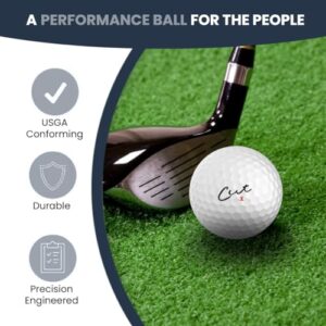 Cut DC Dual Core Golf Balls - Premium, Soft Core - Offers Decreased Ball Spin & Improved Golf Shot Accuracy and Control - 4 Piece Construction Designed for Players of All Levels (One Dozen)
