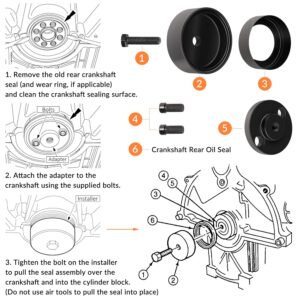 Replacement For OTC 7834 Rear Crankshaft Seal Installer for Ford 1993~1997 Aerostar & 1993~2006 Ranger & Explorer With 4.0L V6 Engine