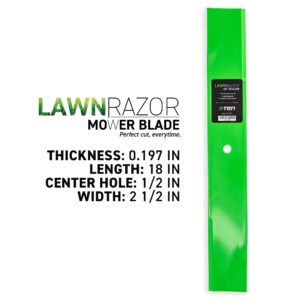 8TEN LawnRAZOR Blade Set for Grasshopper Toro TimeCutter ZX 52 inch Deck 27-0990 56-2390 92-7961 106-0626 (Low Lift)