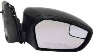 kool-vue mirror passenger side compatible with 2008-2012 dodge challenger power glass - ch1321310