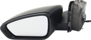 kool-vue mirror passenger side compatible with 2006-2010 infiniti m35 & 2006-2010 m45 power glass, heated, with memory - in1321122