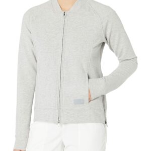 Puma Golf 2020 Women's Bomber Jacket, Light Gray Heather, x Small