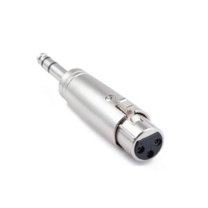 XLR to 1/4 Adapter, Ancable 4-Pack XLR Female to 6.35mm TRS Male Convertor, Balanced Audio Gender Changer