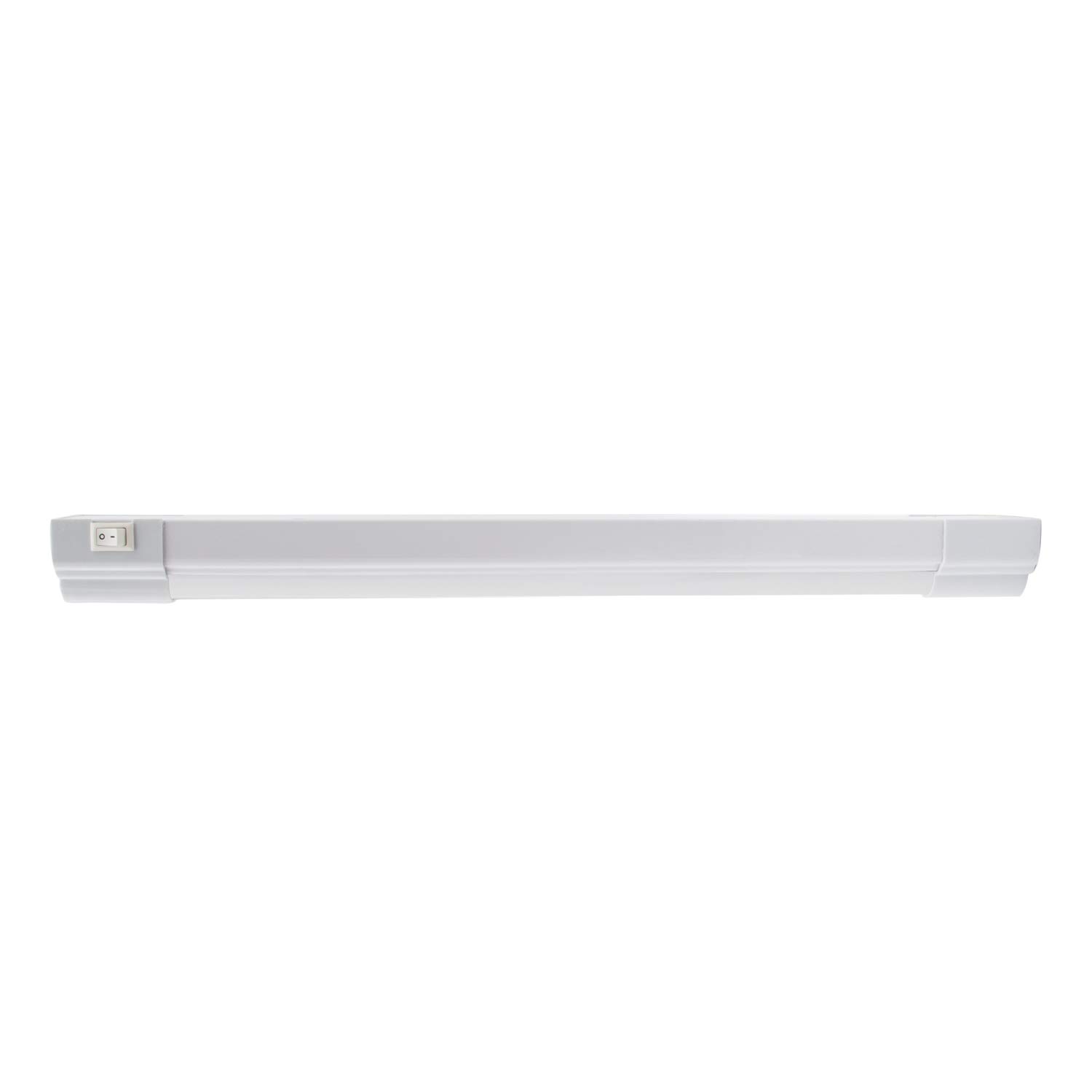 Maxxima 12 inch LED Under Cabinet Light - 600 Lumens Warm White 3000K, Undermount Lighting Fixture for Kitchen, Closet, and Bedroom, On/Off Switch, Plug in, Energy Star Rated