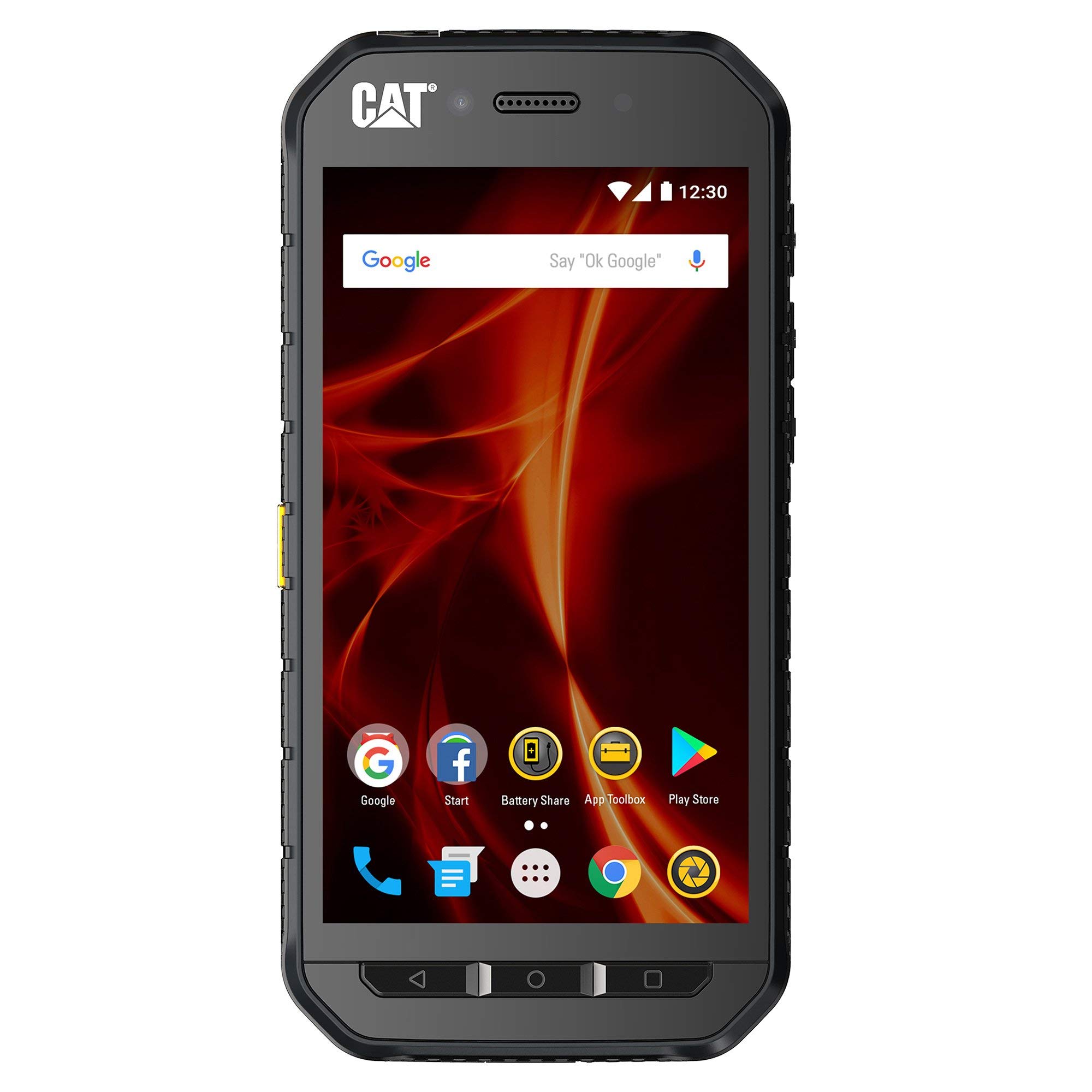CAT PHONES S41 Unlocked Rugged Waterproof Smartphone, Network Certified (GSM), U.S. Optimized (Single Sim) (Renewed)