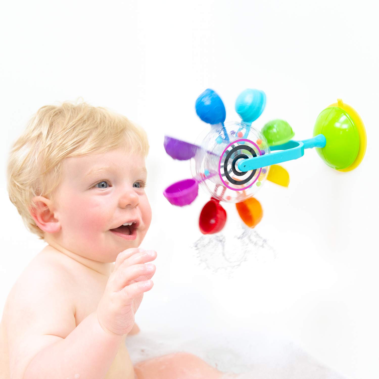 Sassy Whirling Wheel Waterfall & Rain Barrel Connecting Tubes - 9Piece Set - Ages 6+ Months