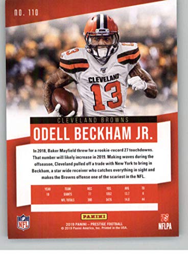 2019 Panini Prestige #110 Odell Beckham Jr. Cleveland Browns Football Card