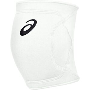 asics gel-conform ii volleyball kneepad, team white, large/x-large