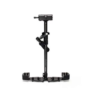 flycam redking telescopic handheld camera stabilizer w dovetail quick-release for video & film cameras up to 7kg / 15lb. 3-axis rotational control, easy vertical counterbalance. (flcm-rk)