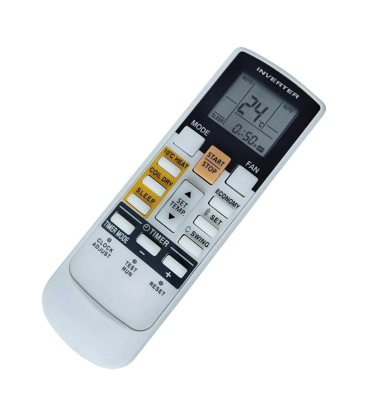 PROROK Air Conditioner Remote Control Compatible for Fujitsu Ar-Rae1u Ar-Rae2u Ar-rah2u Ar-rac1c Ar-rah1u Ar-ry3 Ar-ry4 Ar-ry5 Ar-Ry8 Ar-Ry9 Ar-ry11 Ar-ry12 Ar-ry13 Ar-ry15 Ar-ry16 Ar-ry18 Ar-ry19