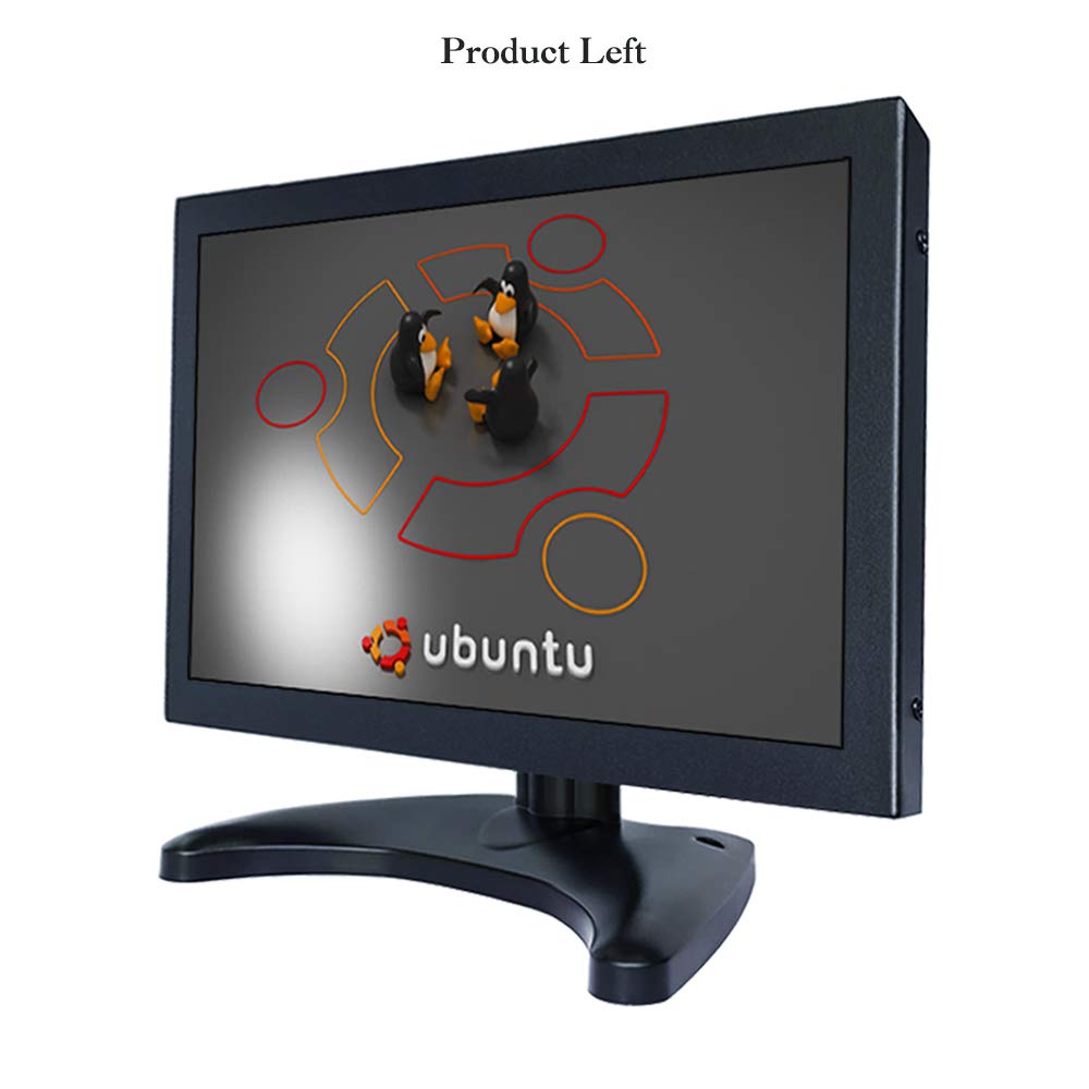 iChawk 10.1" inch Display 1920x1200 16:10 IPS Widescreen HDMI-in VGA USB Metal Case Support Linux Ubuntu Raspbian Debian OS Resistive Touch LCD Screen PC Monitor with Built-in Speaker W101MT-59HRL