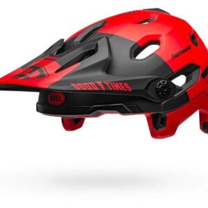 Bell Super DH MIPS Adult Mountain Bike Helmet - Fasthouse Matte Red/Black (2022), Large (58-62 cm)