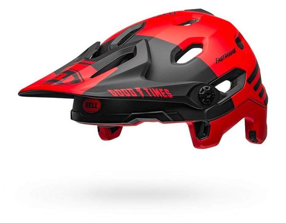 Bell Super DH MIPS Adult Mountain Bike Helmet - Fasthouse Matte Red/Black (2022), Large (58-62 cm)