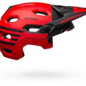 Bell Super DH MIPS Adult Mountain Bike Helmet - Fasthouse Matte Red/Black (2022), Large (58-62 cm)