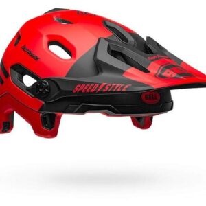 Bell Super DH MIPS Adult Mountain Bike Helmet - Fasthouse Matte Red/Black (2022), Large (58-62 cm)