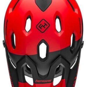 Bell Super DH MIPS Adult Mountain Bike Helmet - Fasthouse Matte Red/Black (2022), Large (58-62 cm)