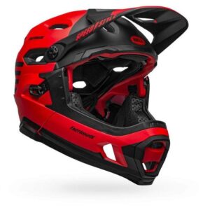 Bell Super DH MIPS Adult Mountain Bike Helmet - Fasthouse Matte Red/Black (2022), Large (58-62 cm)