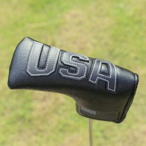 Golf Blade Putter Cover USA Blade Putter Headcovers Golf Club Head Covers for Putter Leather Golf Putter Head Covers with Magnetic for Odyssey Scotty Cameron