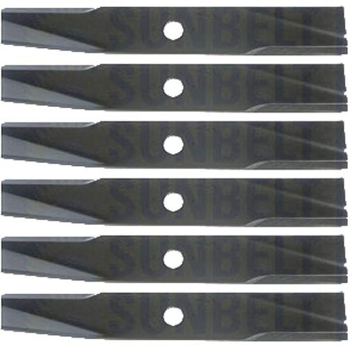 (6 Pack) Premium Medium Lift Replacement XHT Lawn Mower Blade Fits Toro/Wheel Horse 106636 | 13.875" x 2" / 0.75" Hole