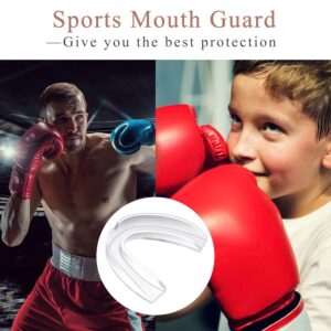 BBTO 20 Pieces Sports Mouth Guards Mouth Protection Athletic Mouth Guard or Boxing Basketball Football Hockey Karate Rugby Match(Transparent Color, Adult (11 Yrs & Above))