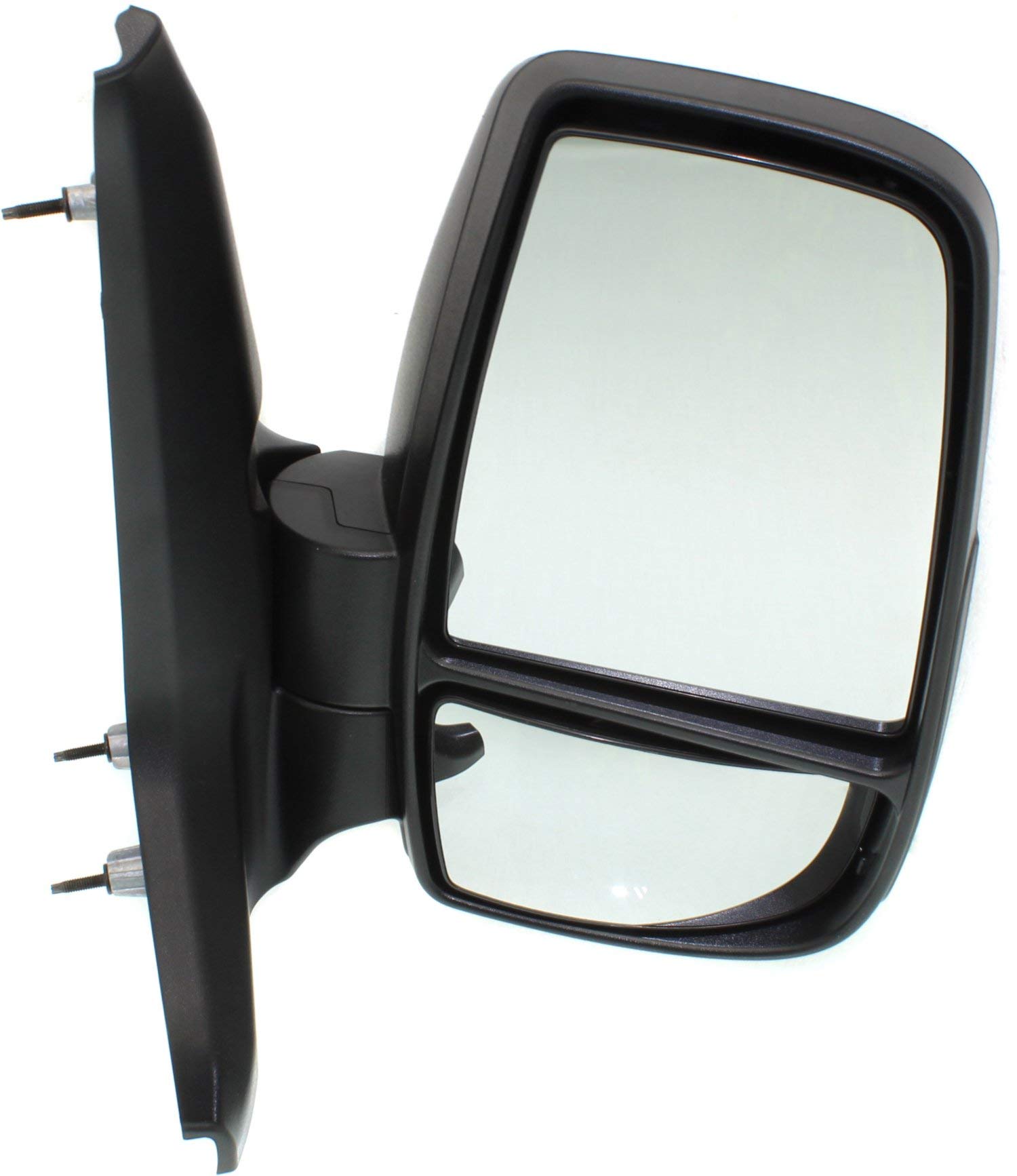 Kool-Vue Mirror Compatible with Ford Transit Van 2015-2017 Passenger Side Manual Manual Folding Non-Heated Medium/High Roof Textured Black