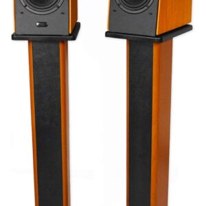 Rockville 28" 2-Tone Bookshelf Speaker Stands Surround Sound Home Theater (RHT28C)