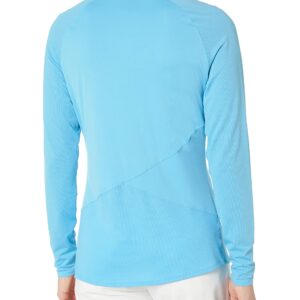 Puma Golf 2020 Women's Mesh 1/4 Zip, Ethereal Blue, Double x Large