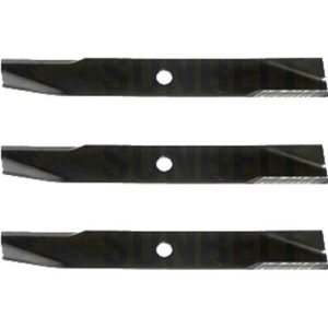 (3 pack) premium medium lift replacement xht lawn mower blade fits toro/wheel horse 106078 | 16" x 2" / 0.75" hole