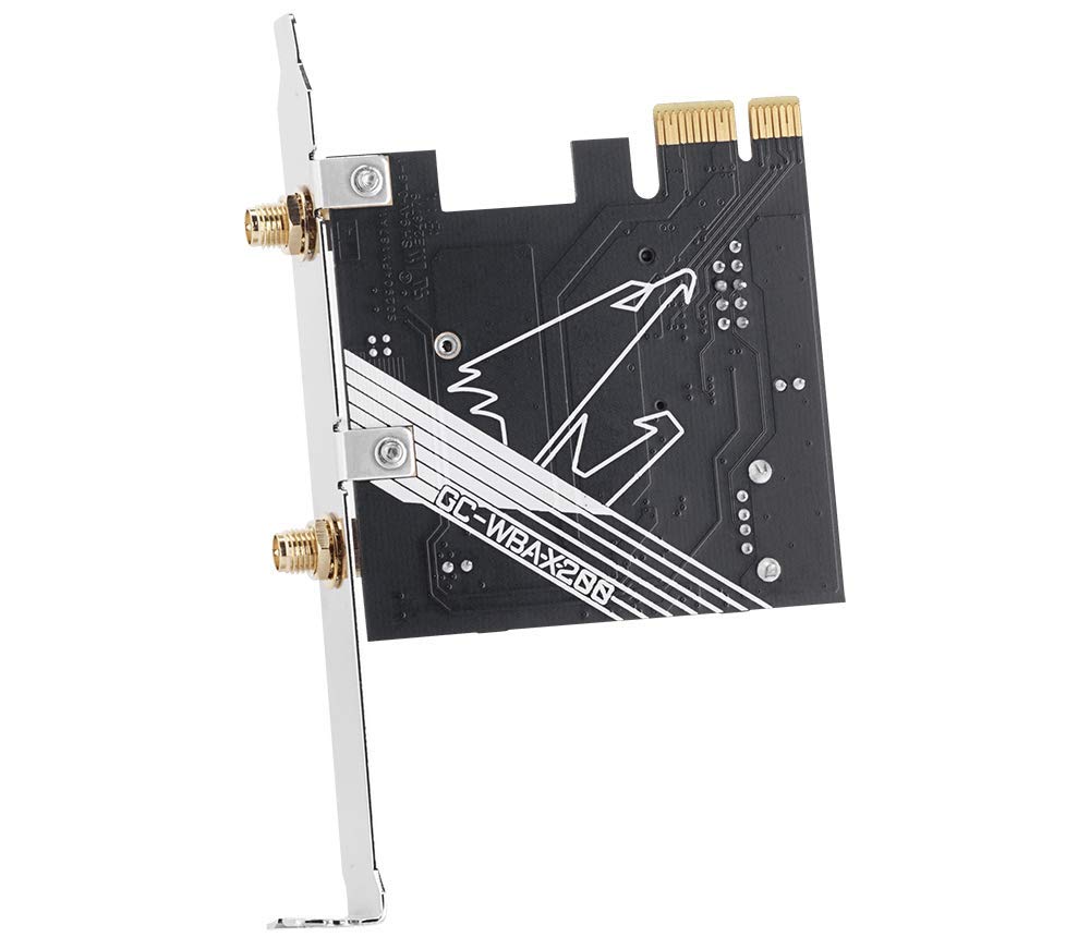 GIGABYTE WIFI 6 GC-WBAX200 (2x2 802.11Ax/ Dual Band WiFi/ Bluetooth 5/ PCIe Expansion Card)