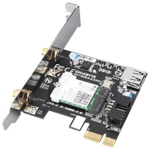 GIGABYTE WIFI 6 GC-WBAX200 (2x2 802.11Ax/ Dual Band WiFi/ Bluetooth 5/ PCIe Expansion Card)