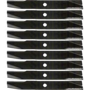 (9 pack) premium medium lift replacement xht lawn mower blade fits toro/wheel horse 106078 | 16" x 2" / 0.75" hole