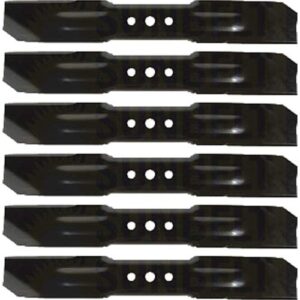 (6 pack) premium medium lift replacement xht lawn mower blade fits toro/wheel horse 612543 | 20.875" x 3" / 0.625" hole