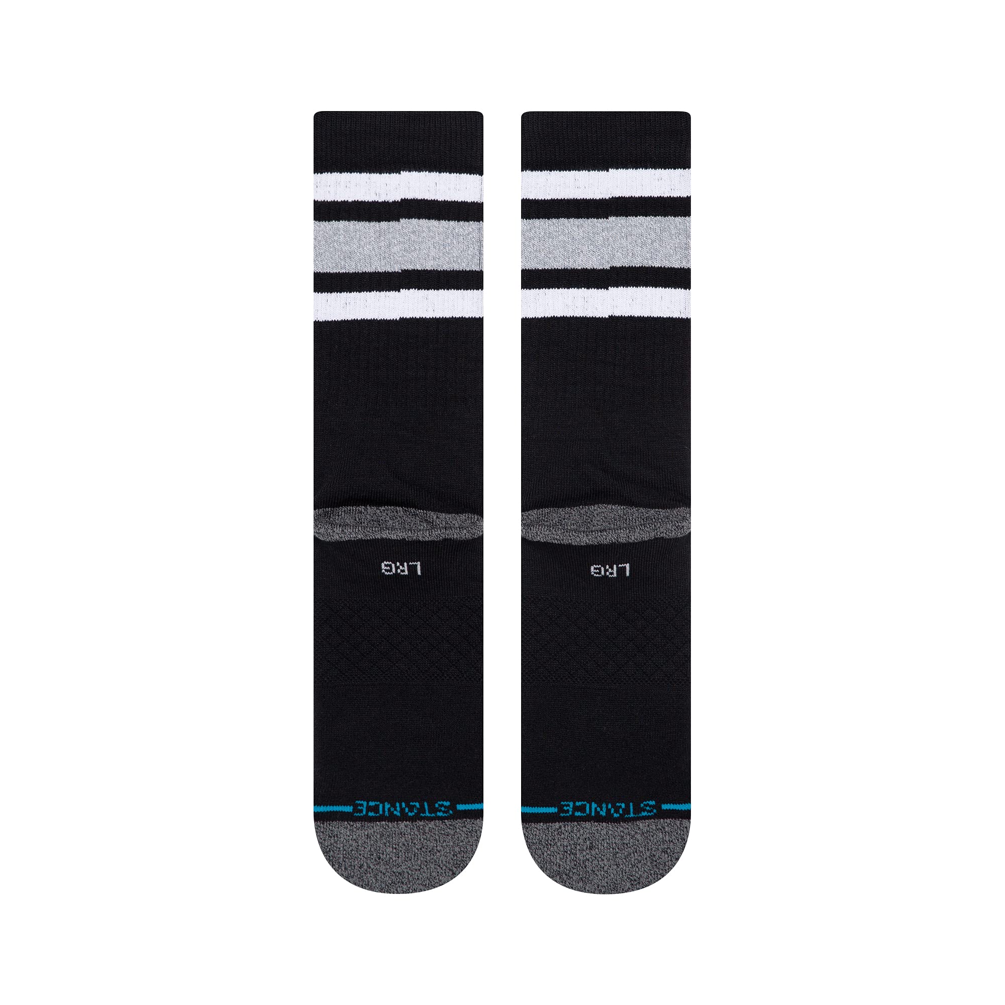 Stance Boyd St Crew Socks (Small, Black)