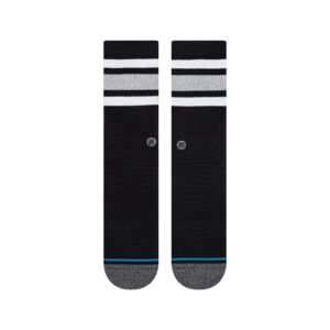 Stance Boyd St Crew Socks (Small, Black)