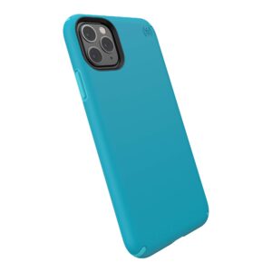 speck presidio pro iphone 11 pro max case, bali blue, skyline blue