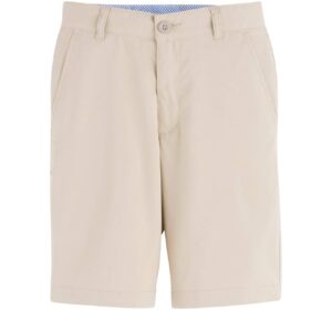 tommy hilfiger boys performance golf shorts, breathable, kids school uniform clothes, khaki, 16