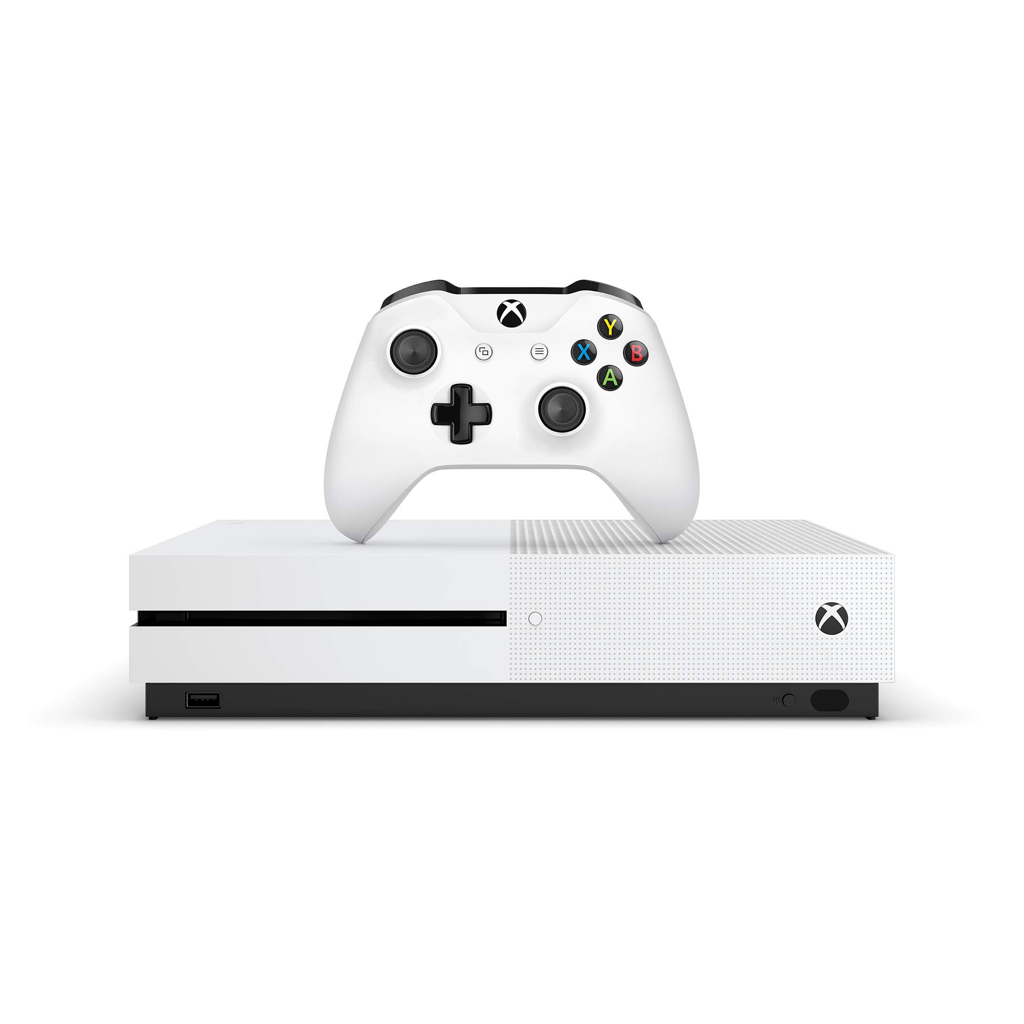 Microsoft Xbox One S 1TB Gears 5 Console Bundle - White Xbox One S Console & Controller - Full download of Gears 5 included - Custom AMD Octa-core CPU - 8GB RAM 1TB HDD - 4K Blu-ray & Streaming