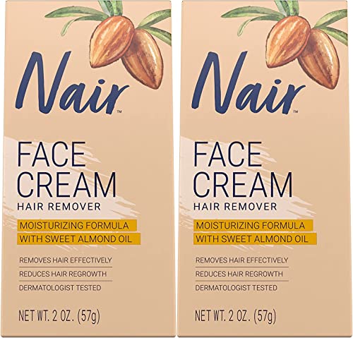 Nair Hair Remover Face Cream, 2 Oz, Pack of 2