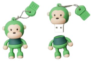 usb flash memory drive(stick/pen/thumb) 32gb monkey (black/green)