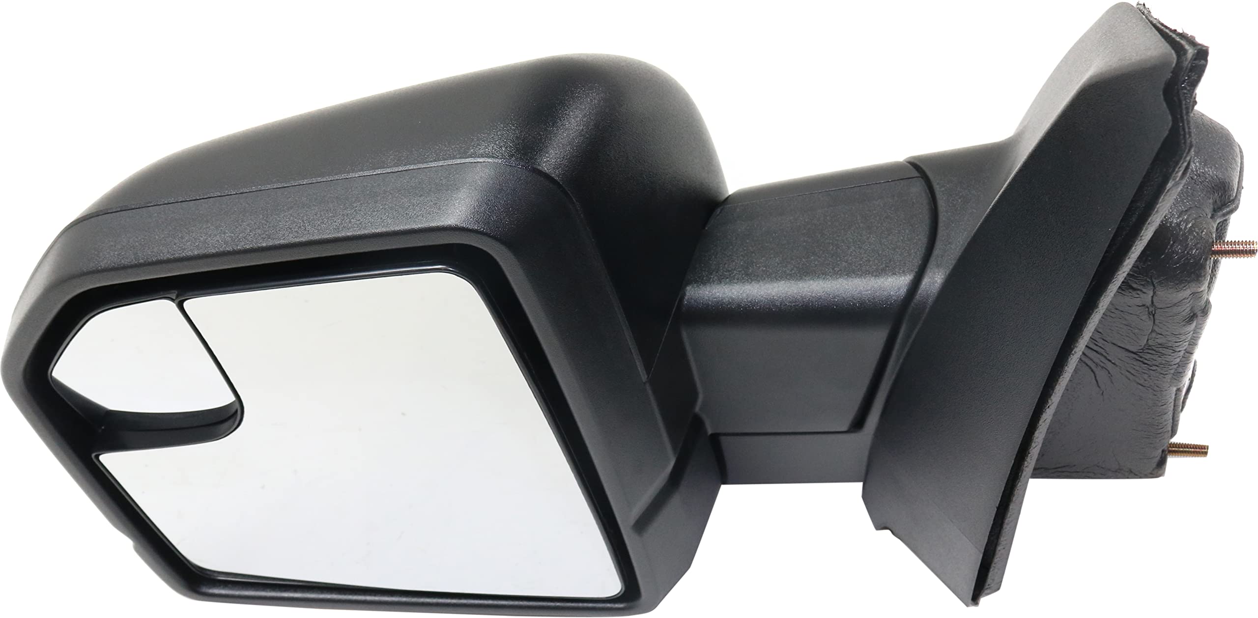 Kool-Vue Mirror Compatible with 2015-2020 Ford F-150 Driver Side Manual Folding, Textured Black, Blind Spot Glass, Manual Glass